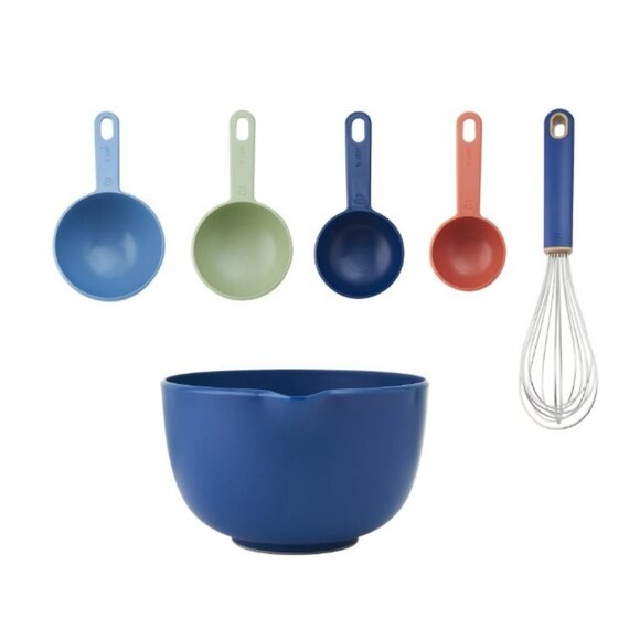 NEW 6Pc Beautiful by Drew Kitchen Baking Set-Dark Blue-Kitchenware - Picture 3 of 5